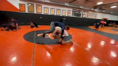 Kannon Webster & Ben Davino Drill Then Spar Takedowns Before Who's Number One