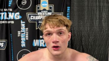 Joey Blaze Discusses Beating #1 Ranked Tyler Kasak At NCAA Wrestling Championships