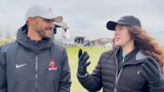 Alabama coach Nick Stenuf with individual women's favorite Doris Lemngole