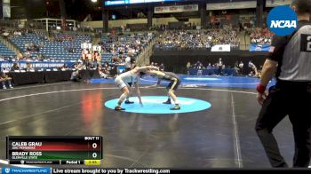 165 lbs Prelim Round 1 - Brady Ross, Glenville State vs Caleb Grau, UNC Pembroke