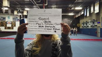 Macs Allstar Cheer - WHITE DIAMONDZ [L1 Senior - Medium] 2021 Varsity All Star Winter Virtual Competition Series: Event I