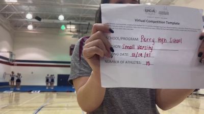 Perry High School [Varsity Show Cheer Advanced] 2021 UCA January Virtual Challenge