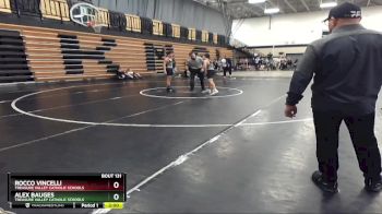 121 lbs Cons. Round 2 - Alex Bauges, Treasure Valley Catholic Schools vs Rocco Vincelli, Treasure Valley Catholic Schools