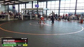 B-16 lbs 5th Place Match - Greyson Maxwell, Hawkeye Wrestling Academy vs Asher Morrison, Big Game Wrestling Club