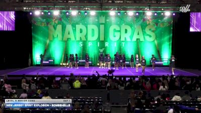 New Jersey Spirit Explosion - Bombshells [2026 L5 Senior Coed Day 1] 2026 Mardi Gras Grand Nationals
