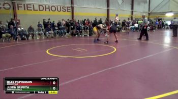 190 lbs Cons. Round 4 - Riley McPherson, Brecksville vs Justin Griffith, Sanford School