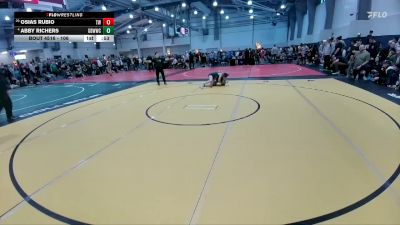 106 lbs Champ. Round 1 - Osias Rubio, Takedown-City Wrestling vs Abby Richers, Gracie Barra Westchase Wrestling Club