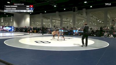 57 kg 3rd Place Match - Sara Sterner, Cardinal WC vs Amani Jones, Titan Mercury Wrestling Club (TMWC)