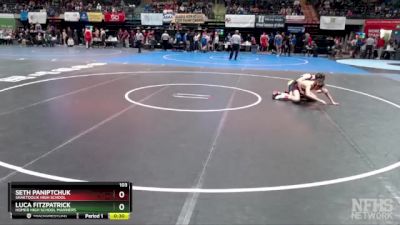 103 lbs Cons. Round 3 - Luca Fitzpatrick, Homer High School Mariners vs Seth Paniptchuk, Shaktoolik High School