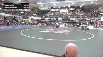 235 lbs 3rd Place Match - Emma Hahn, Ellinwood HS vs Braylie Knisley, Douglass Hs