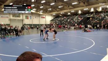 157 lbs Cons. Round 2 - Hayden Klimek, GI Grapplers vs Konner Bourek, Howells-Dodge