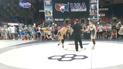135 lbs Cons. Sub-rd Of 32 - Sanai Villagran, California vs Evalie Maffey, Ohio