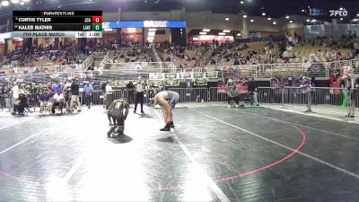 190 1A 7th Place Match - Curtis Tyler, Zephyrhills Christian vs Kaleb Mathis, Lakewood