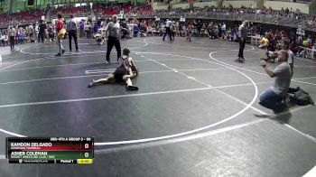 90 lbs Cons. Round 4 - Asher Coleman, Rocket Wrestling Club / RWC vs Kamdon Delgado, Doniphan Trumbull