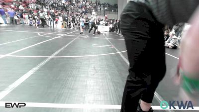 55 lbs Consi Of 4 - Maisyn Malone, Bartlesville Wrestling Club vs Ezekiel Aguayo, Grove Takedown Club