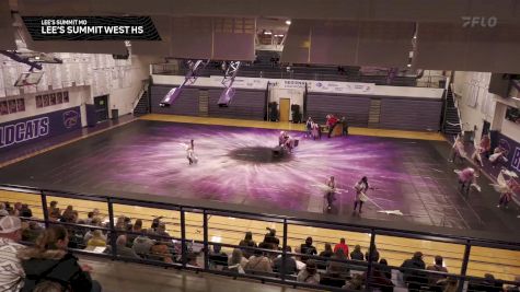 Lee's Summit West HS "Lee's Summit MO" at 2026 WGI Guard Kansas City Regional+