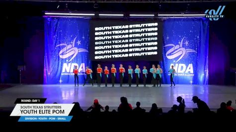 South Texas Strutters - Youth Elite Pom [2025 Youth - Pom - Small Day 1] 2025 NDA All-Star National Championship