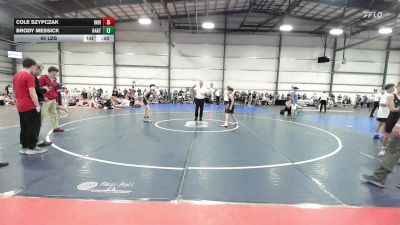 90 lbs Rr Rnd 2 - Blake Kapitan, Indiana Outlaws Gold - MS vs Caleb Swain, 84 Athletes - MS