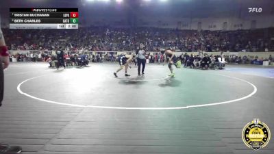 B4A-157 lbs Cons. Round 1 - Seth Charles, Catoosa vs Tristan Buchanan, Lexington/Purcell