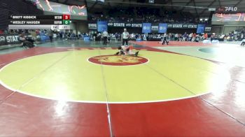 Boys 4A 190 lbs Cons. Round 4 - Wesley Haugen, Rogers (Puyallup) vs Brett Kissick, Mt. Si