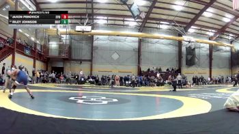 190 lbs Champ. Round 2 - Jaxon Penovich, St Viator vs Riley Johnson, Skutt Catholic