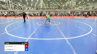 132 lbs Final - Gabriella Frankian, Journeymen Wrestling Club vs Juliette Villafane, Btsnyc