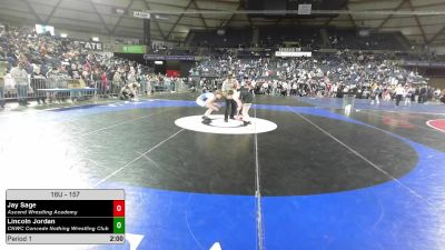 157 lbs Champ. Rd Of 16 - Jay Sage, Ascend Wrestling Academy vs Lincoln Jordan, CNWC Concede Nothing Wrestling Club