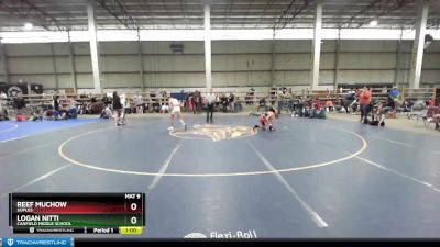 95 lbs Cons. Round 4 - Logan Nitti, Canfield Middle School vs Reef Muchow, Suples