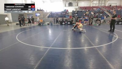 132 lbs Champ. Rd Of 16 - Abraham Coronado, Gold Rush Wrestling vs Grant Langstaff, Livermore Elite Wrestling Club