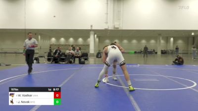 197 lbs Consi Of 4 - Wyatt Voelker, Northern Iowa vs Joey Novak, Wyoming