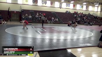 120 lbs Round 1 (4 Team) - Kaden Hepke, East Buchanan vs Luke Showalter, Hampton-Dumont-CAL