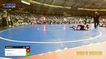 160 lbs Consi Of 4 - Maddox Martin, Central Texas Wrestling Club vs Tyler Britton, RAW Wrestling Club