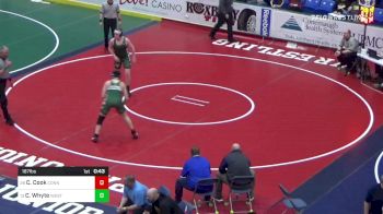 187 lbs Consy Semi - B Rd 7 G Rd 4 - Chris Cook, Connellsville vs Colin Whyte, West Greene