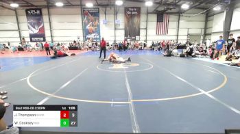 152 lbs Rr Rnd 3 - Jordan Thompson, Muddawg Wrestling Club vs Wyatt Cooksey, Indiana Outlaws Yellow