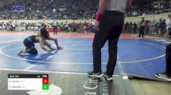 92 lbs Round Of 32 - Jack Lucas, Sapulpa vs Zayde Holmes, Hobart Bearcats