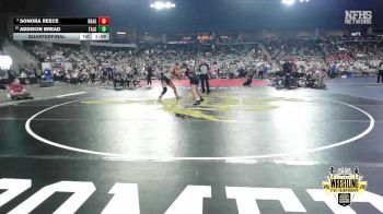 G6A-170 lbs Quarterfinal - Addison Bread, TAHLEQUAH (Girls) vs Sonora Reece, BROKEN ARROW (Girls)