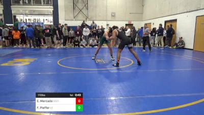 172 lbs Consy 3 - Evangelo Mercado, Southwest Miami-FL vs Frankie Pieffer, St. Edward-OH