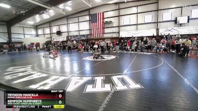 95 lbs Quarterfinal - Kempson Humphreys, Iron County Wrestling Academy vs Tryndon Mancilla, Ravage Wrestling Club