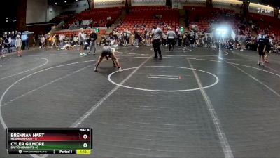 76 lbs Round 4 (6 Team) - Brennan Hart, Neighborhood vs Cyler Gilmore, Dayton Bandits