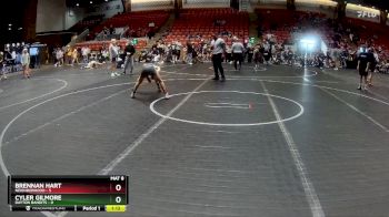 76 lbs Round 4 (6 Team) - Brennan Hart, Neighborhood vs Cyler Gilmore, Dayton Bandits