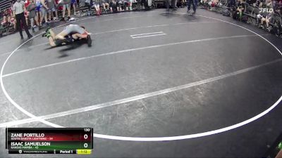 130 lbs Round 3 (6 Team) - Isaac Samuelson, Kansas Mamba vs Zane Portillo, South Dakota Lightning