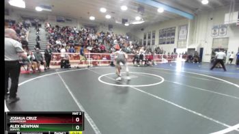 126 lbs Cons. Round 3 - Joshua Cruz, Segerstrom vs Alex Newman, Servite