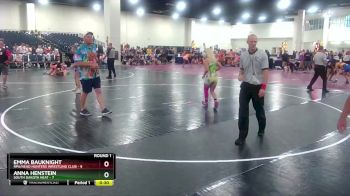 130 lbs Round 1 (8 Team) - Nevaeh Smith, Team STL Green vs Libby Sutton, Nebraska Marvels