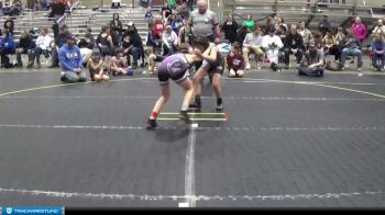 82 lbs Round 5 (6 Team) - Haily Malloy, Contenders WA Green vs Robbie Crawford, Untouchables-Olympia