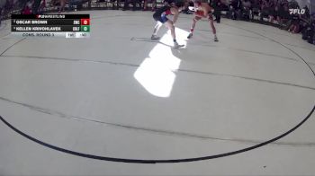 116 lbs Cons. Round 3 - Oscar Brown, Scottsbluff Wrestling Club vs Kellen Krivohlavek, Big Red Wrestling Club