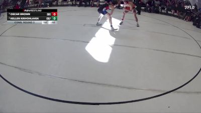 116 lbs Cons. Round 3 - Oscar Brown, Scottsbluff Wrestling Club vs Kellen Krivohlavek, Big Red Wrestling Club