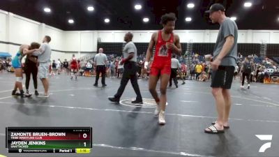 150 lbs Semifinal - Jayden Jenkins, Unattached vs Zamonte Bruen-Brown, Tribe Wrestling Club