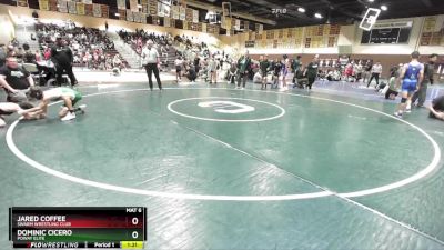 102 lbs 5th Place Match - Jared Coffee, Swarm Wrestling Club vs Dominic Cicero, Poway Elite