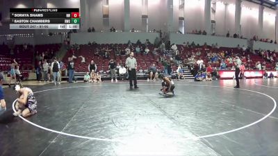 91-95 lbs 1st Place Match - Easton Chambers, Richlands Wrestling Club vs Soraya Shams, Nova WC