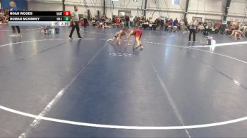 Silver 125 lbs Quarterfinal - Noah Woods, Unattached vs Roman McKinney, Wisconsin-La Crosse